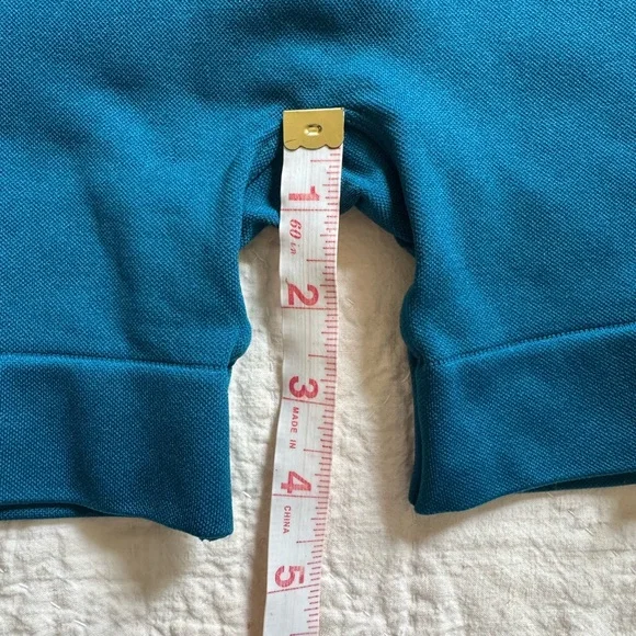 Set Active set shorts tank cropped teal blue small medium workout - Picture 6 of 9